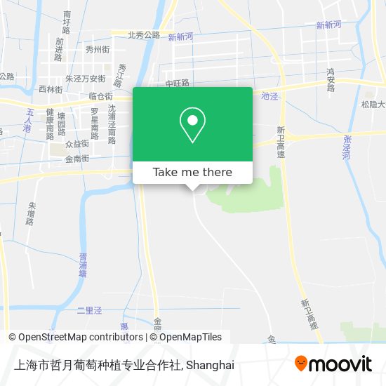 上海市哲月葡萄种植专业合作社 map