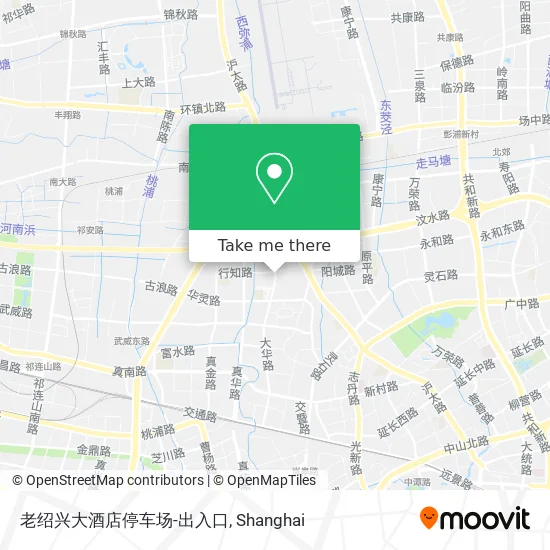 老绍兴大酒店停车场-出入口 map