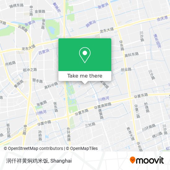 润仟祥黄焖鸡米饭 map