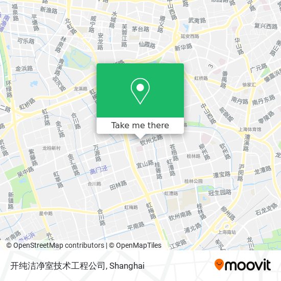 开纯洁净室技术工程公司 map