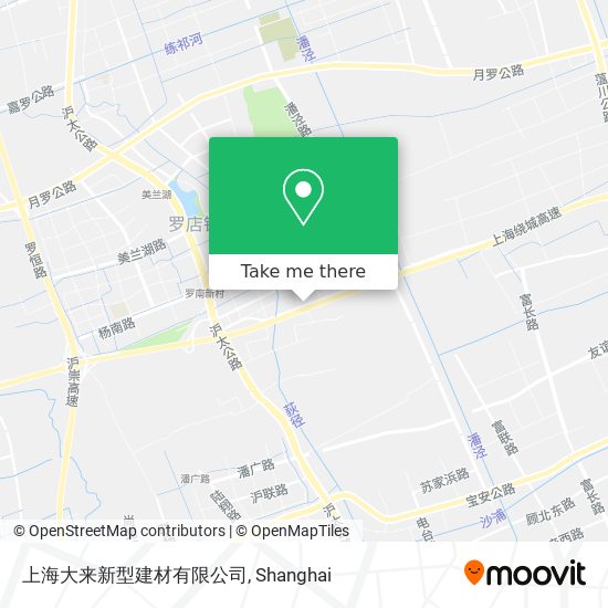 上海大来新型建材有限公司 map