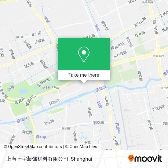 上海叶宇装饰材料有限公司 map
