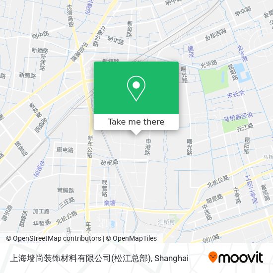 上海墙尚装饰材料有限公司(松江总部) map