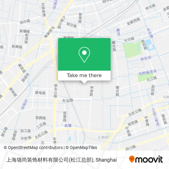 上海墙尚装饰材料有限公司(松江总部) map