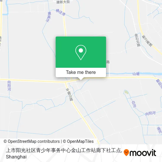 上市阳光社区青少年事务中心金山工作站廊下社工点 map