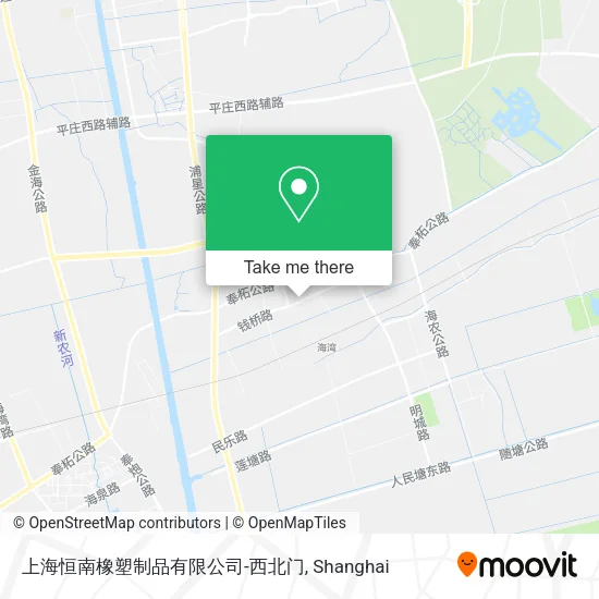 上海恒南橡塑制品有限公司-西北门 map