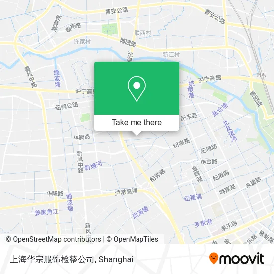 上海华宗服饰检整公司 map