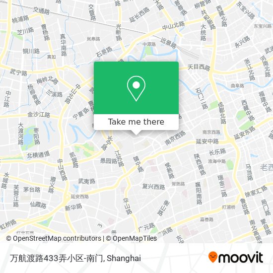 万航渡路433弄小区-南门 map