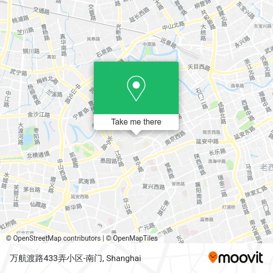 万航渡路433弄小区-南门 map