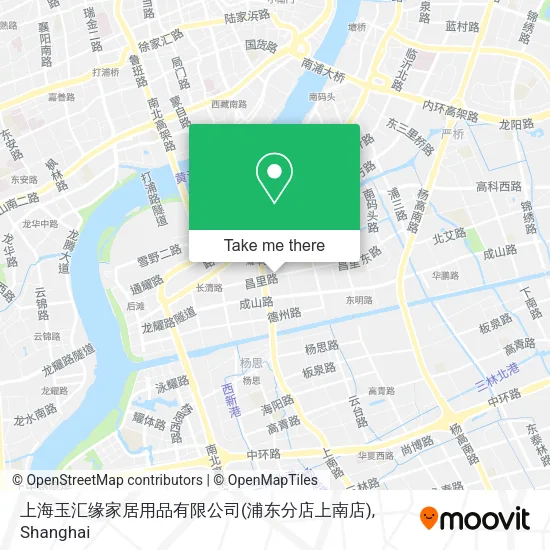 上海玉汇缘家居用品有限公司(浦东分店上南店) map