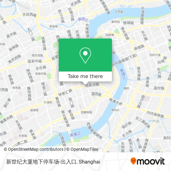 新世纪大厦地下停车场-出入口 map