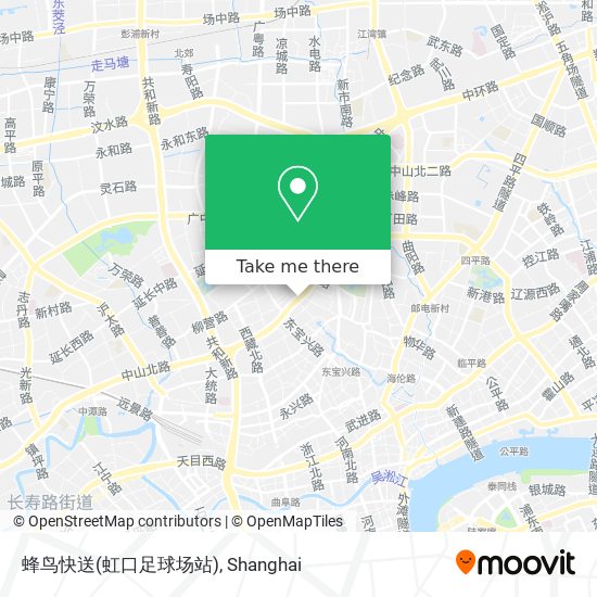 蜂鸟快送(虹口足球场站) map