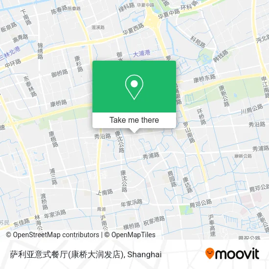 萨利亚意式餐厅(康桥大润发店) map