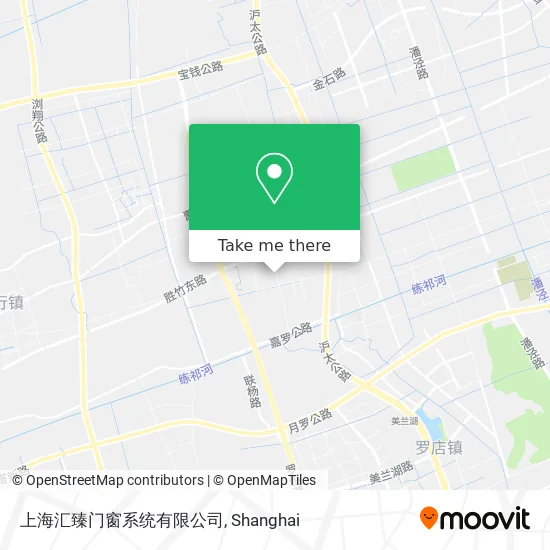 上海汇臻门窗系统有限公司 map