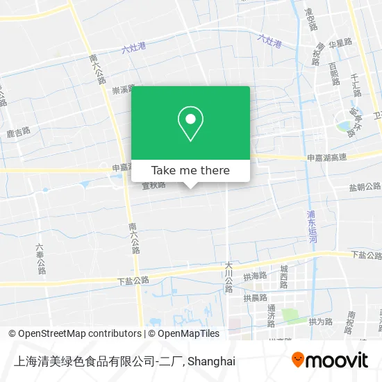 上海清美绿色食品有限公司-二厂 map