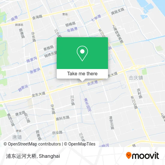 浦东运河大桥 map
