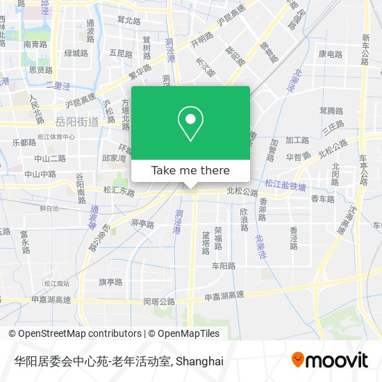 华阳居委会中心苑-老年活动室 map