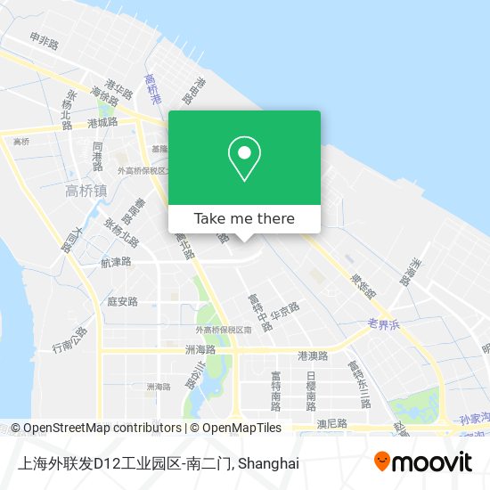 上海外联发D12工业园区-南二门 map