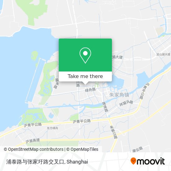 浦泰路与张家圩路交叉口 map