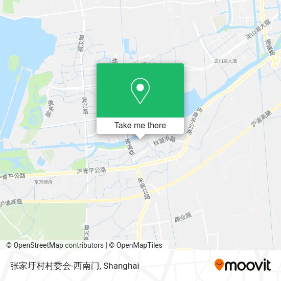 张家圩村村委会-西南门 map