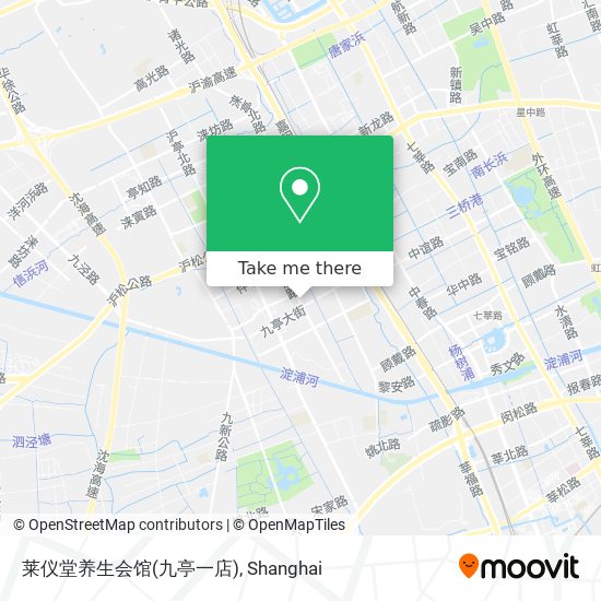 莱仪堂养生会馆(九亭一店) map