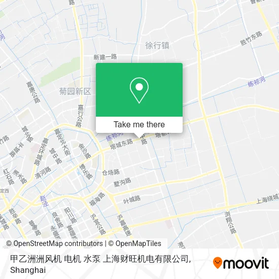 甲乙洲洲风机 电机 水泵 上海财旺机电有限公司 map