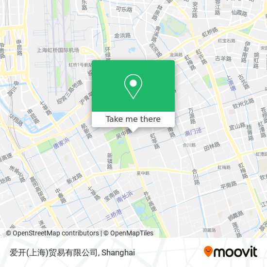 爱开(上海)贸易有限公司 map
