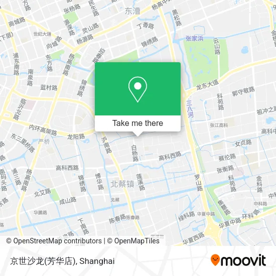 京世沙龙(芳华店) map