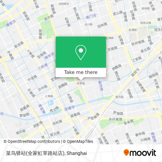 菜鸟驿站(全家虹莘路站店) map
