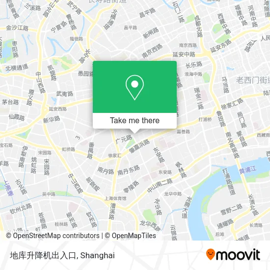 地库升降机出入口 map