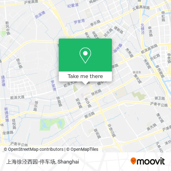上海徐泾西园-停车场 map