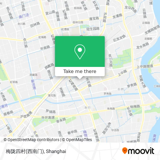 梅陇四村(西南门) map