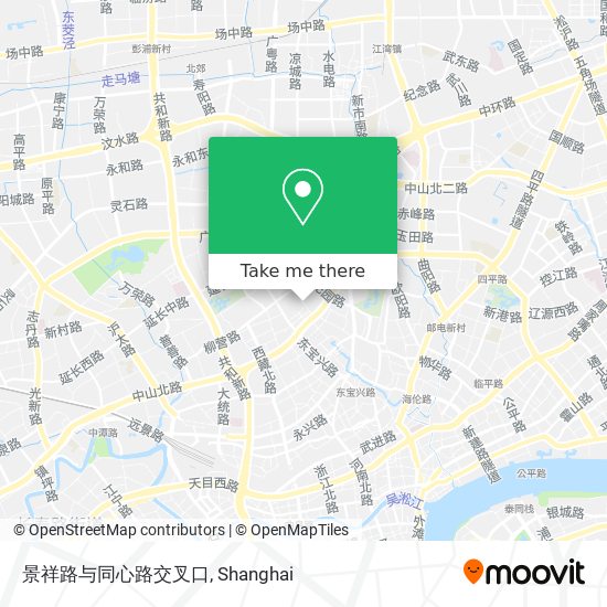 景祥路与同心路交叉口 map