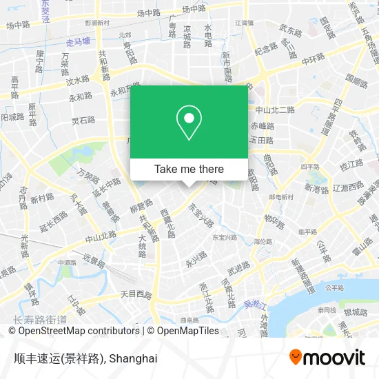 顺丰速运(景祥路) map