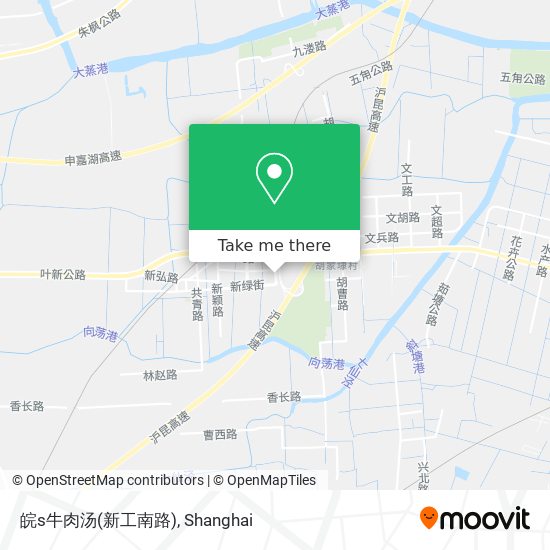 皖s牛肉汤(新工南路) map