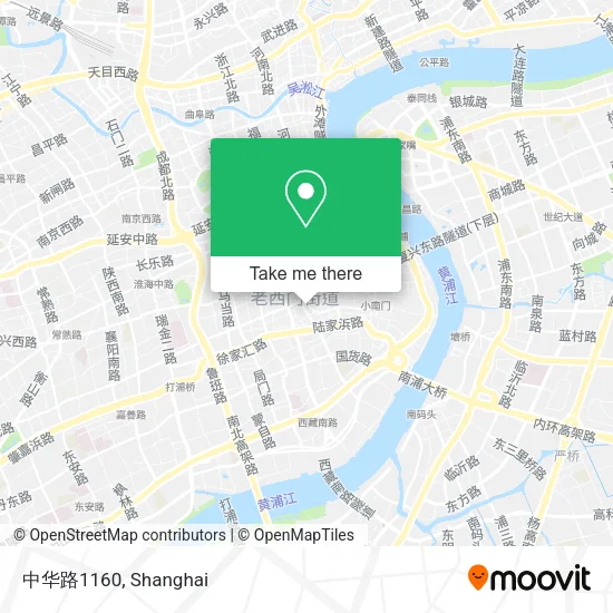 中华路1160 map