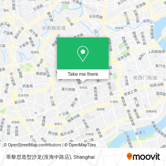 蒂黎思造型沙龙(淮海中路店) map