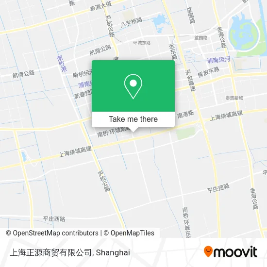 上海正源商贸有限公司 map