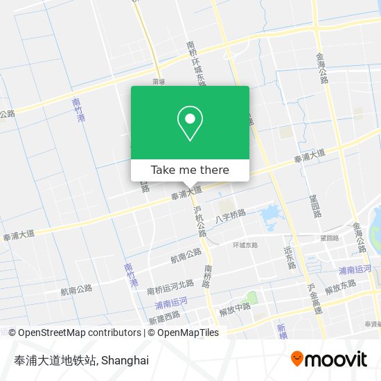 奉浦大道地铁站 map