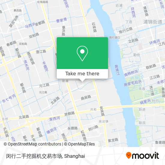 闵行二手挖掘机交易市场 map