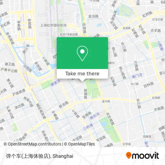 弹个车(上海体验店) map