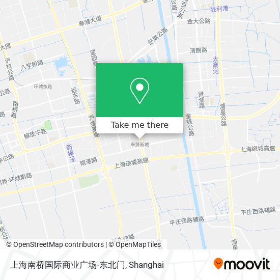 上海南桥国际商业广场-东北门 map