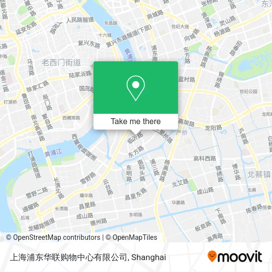 上海浦东华联购物中心有限公司 map