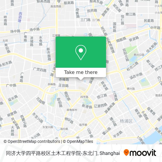 同济大学四平路校区土木工程学院-东北门 map