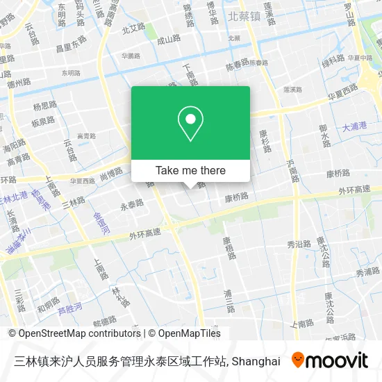 三林镇来沪人员服务管理永泰区域工作站 map