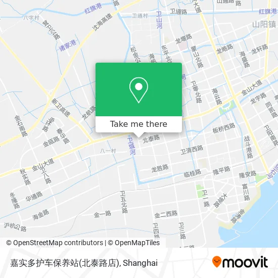 嘉实多护车保养站(北泰路店) map