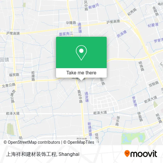 上海祥和建材装饰工程 map