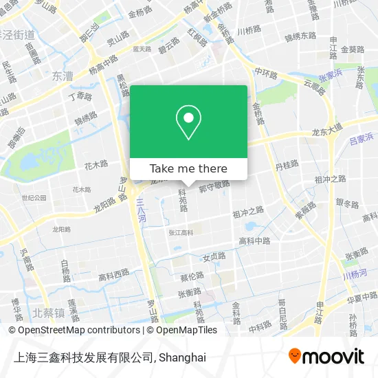 上海三鑫科技发展有限公司 map