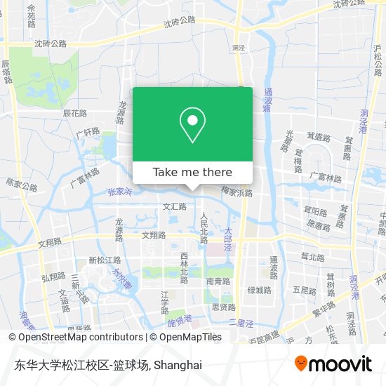 东华大学松江校区-篮球场 map