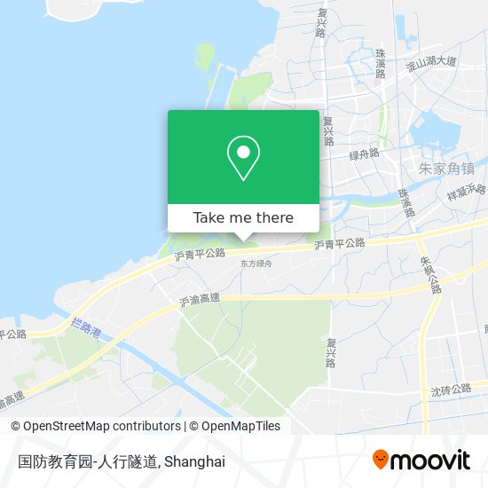 国防教育园-人行隧道 map